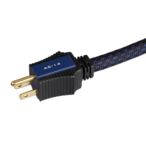 Pangea Audio AC-14 Audiophile Power Cable AC Cord Upgrade for Audio, Video and Electronic Gear 3 Prong (1 Meter)