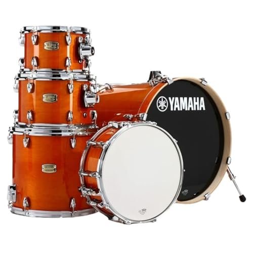 Yamaha Stage Custom Birch 5pc Drum Shell Pack - 20' Kick, Honey Amber