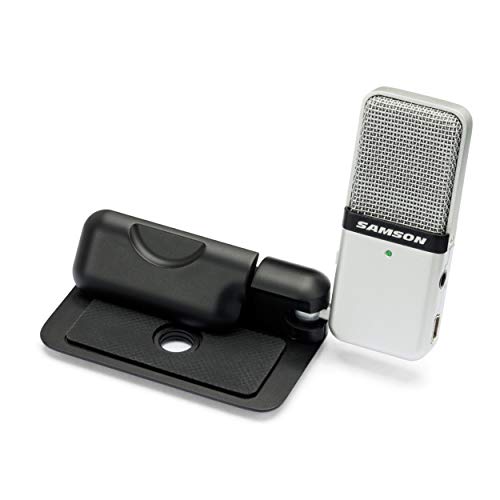 Samson Go Mic Portable Multi-Pattern USB Condenser Microphone That Clips to Your Computer for Podcasting, Recording, Zooming, and Skype