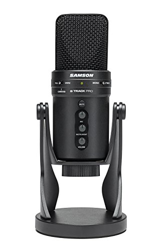 Samson G-Track Pro Professional USB Condenser Microphone with Audio Interface