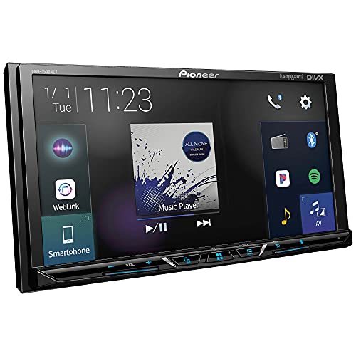 Pioneer DMH-1500NEX Digital Media Receiver with 7' WVGA Display, Apple CarPlay, Android Auto, Built in Bluetooth