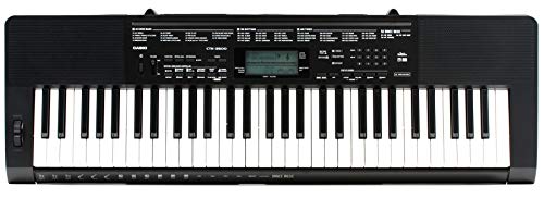Casio CTK-3500 61-Key Touch Sensitive Portable Piano Keyboard with Power Supply