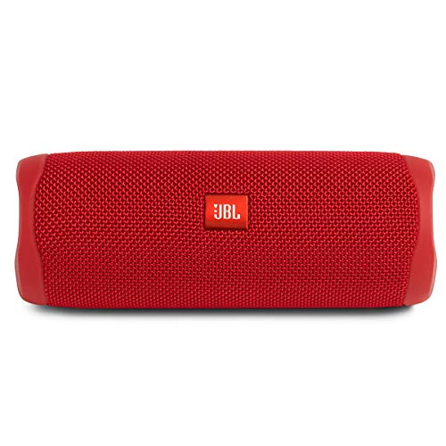 JBL FLIP 5 Waterproof Portable Bluetooth Speaker - Red (Renewed)